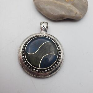 Midnight rush medallion necklace pendant